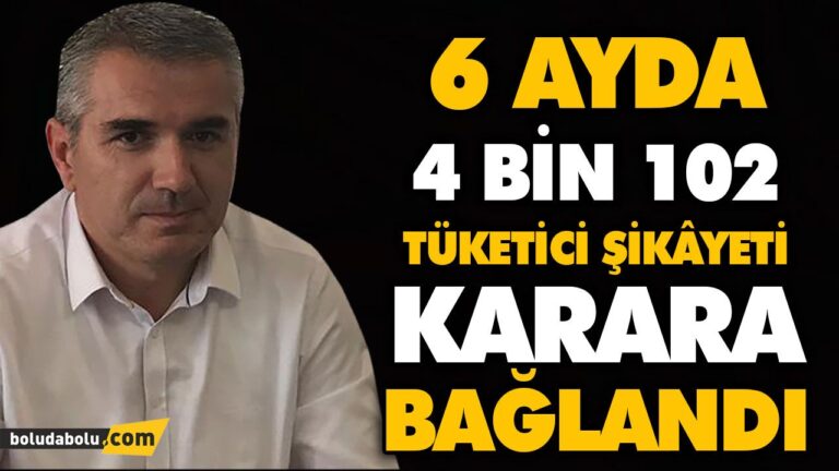 6 AYDA 4 BİN 102 TÜKETİCİ ŞİKÂYETİ KARARA BAĞLANDI