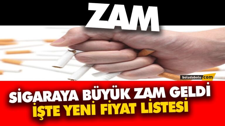 SİGARAYA YİNE ZAM GELDİ