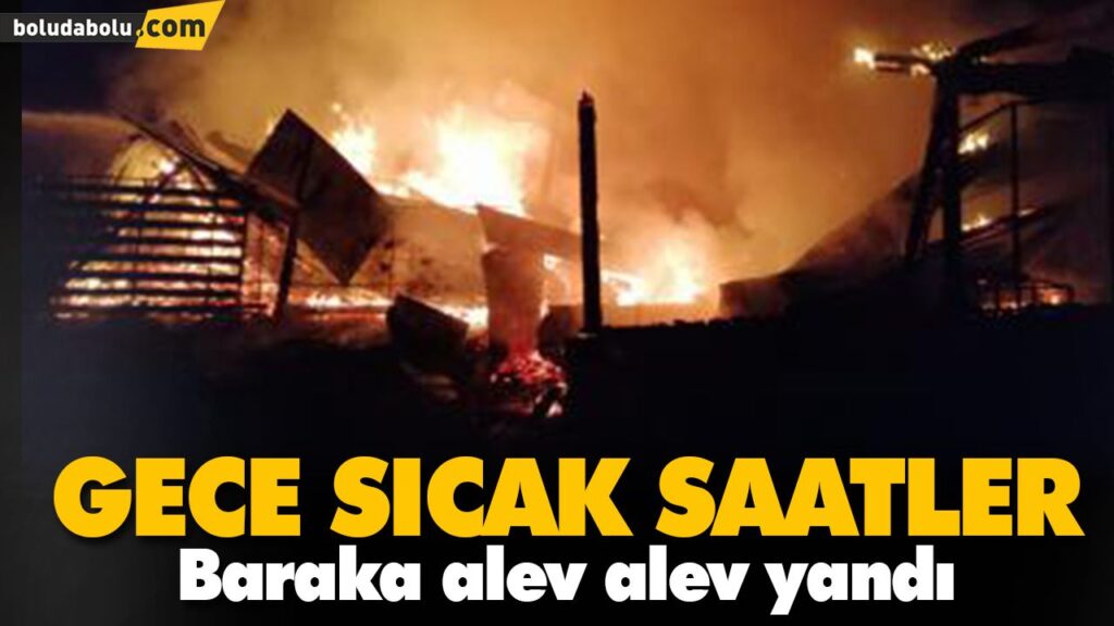 ALEVLER GECEYİ AYDINLATTI ALEVLER GECEYİ AYDINLATTI