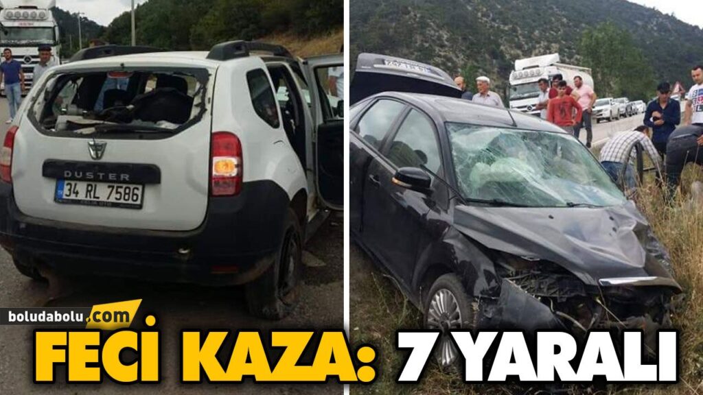 FECİ KAZA: 7 YARALI FECİ KAZA: 7 YARALI