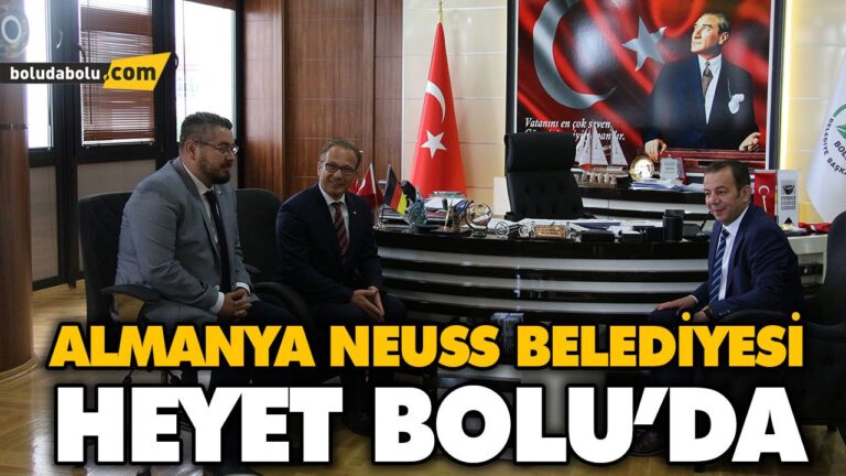 BOLU KARDEŞ BELEDİYE NEUSS HEYETİNİ AĞIRLADI