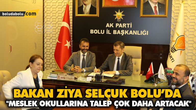 “MESLEK OKULLARINA TALEP ÇOK DAHA ARTACAK”