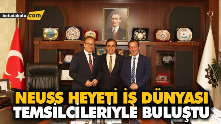 NEUSS HEYETİ İŞ DÜNYASI TEMSİLCİLERİYLE BULUŞTU