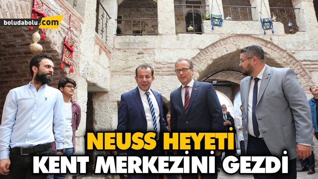 NEUSS HEYETİ KENT MERKEZİNİ GEZDİ