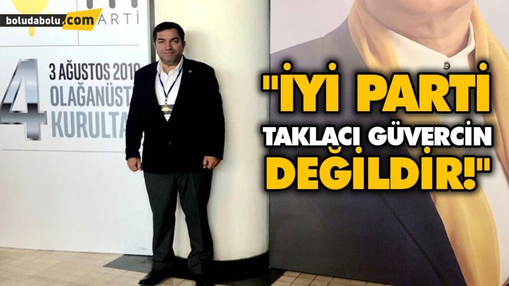 “İYİ PARTİ TAKLACI GÜVERCİN DEĞİLDİR! “ “İYİ PARTİ TAKLACI GÜVERCİN DEĞİLDİR! “