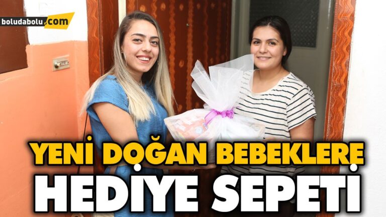 YENİ DOĞAN BEBEKLERE HEDİYE SEPETİ