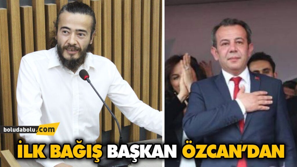 İLK BAĞIŞ BAŞKAN ÖZCAN’DAN İLK BAĞIŞ BAŞKAN ÖZCAN’DAN