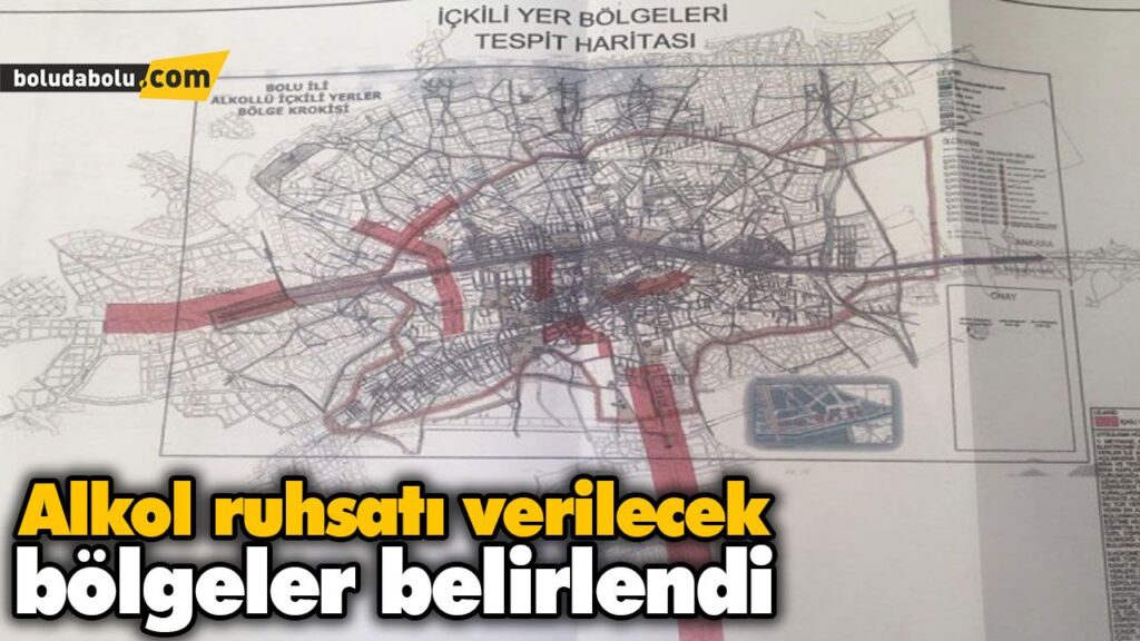 Alkol ruhsatı verilecek bölgeler belirlendi Alkol ruhsatı verilecek bölgeler belirlendi