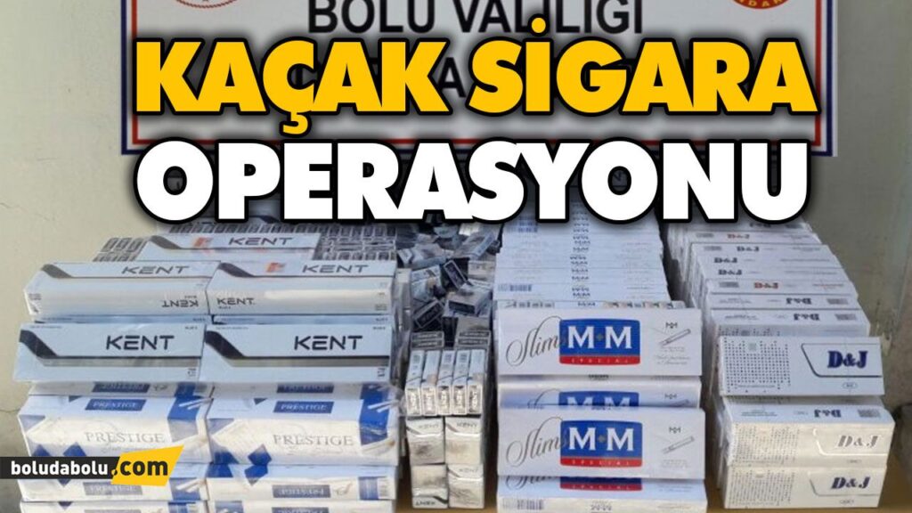 BİN 272 PAKET KAÇAK SİGARA ELE GEÇİRİLDİ BİN 272 PAKET KAÇAK SİGARA ELE GEÇİRİLDİ