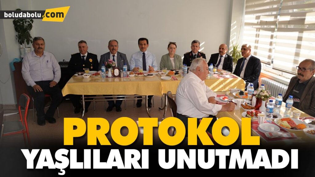 PROTOKOL YAŞLILARI UNUTMADI PROTOKOL YAŞLILARI UNUTMADI