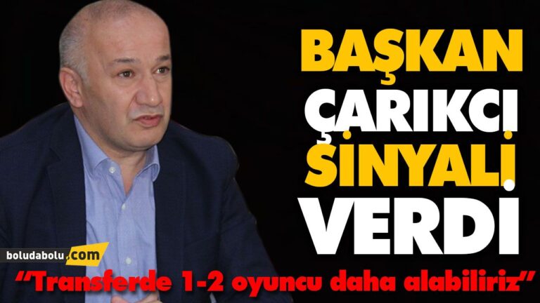 BAŞKAN’DAN TRANSFER SİNYALİ