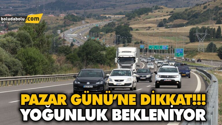 BOLU DAĞI TÜNELİ’NDEN 12 GÜNDE 1 MİLYONUN ÜZERİNDE ARAÇ GEÇTİ