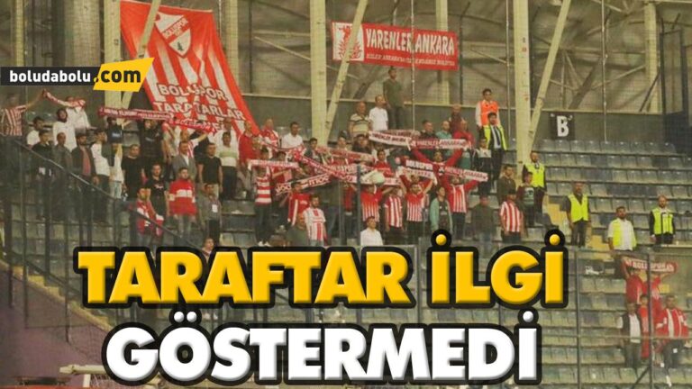 TARAFTAR İLGİ GÖSTERMEDİ