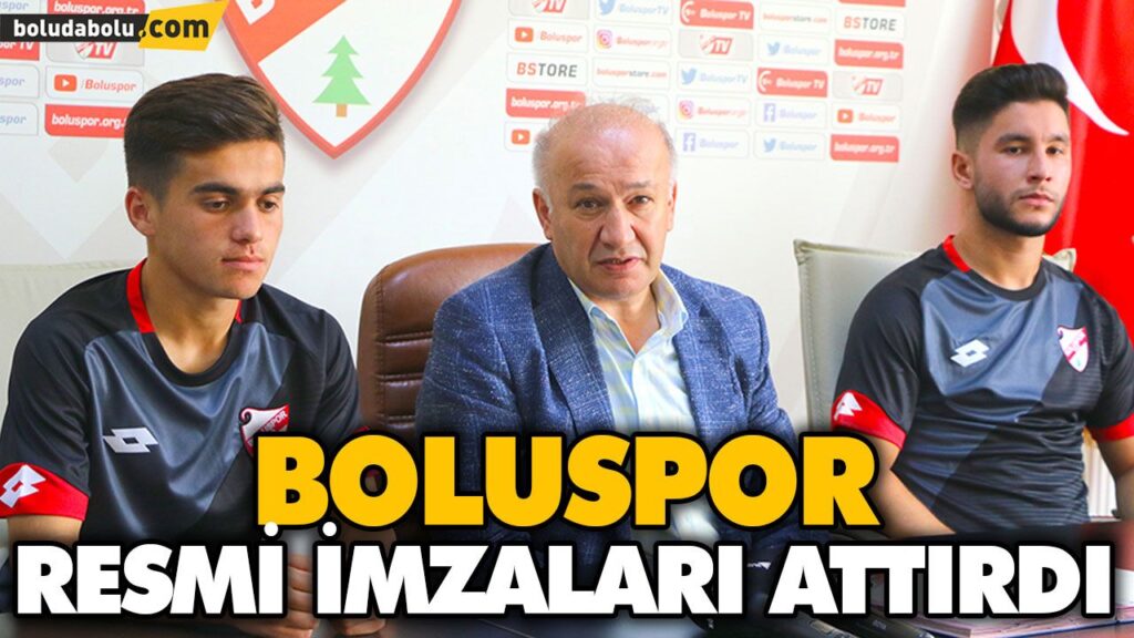 BOLUSPOR RESMİ İMZALARI ATTIRDI BOLUSPOR RESMİ İMZALARI ATTIRDI