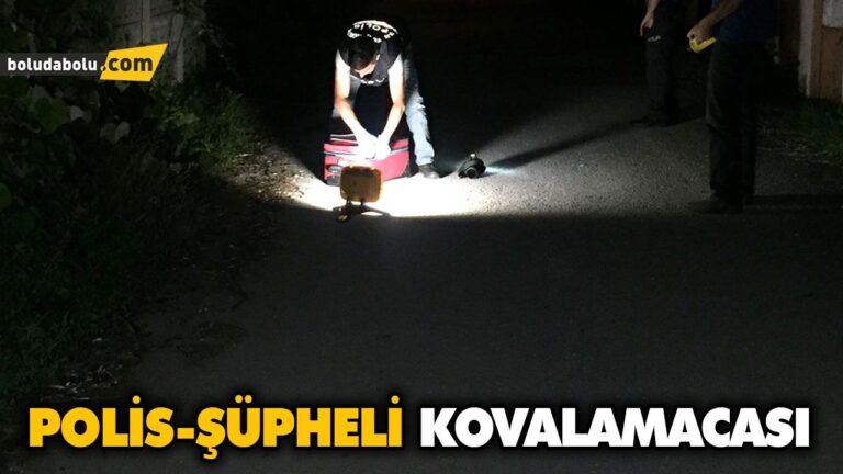 POLİS-ŞÜPHELİ KOVALAMACASI