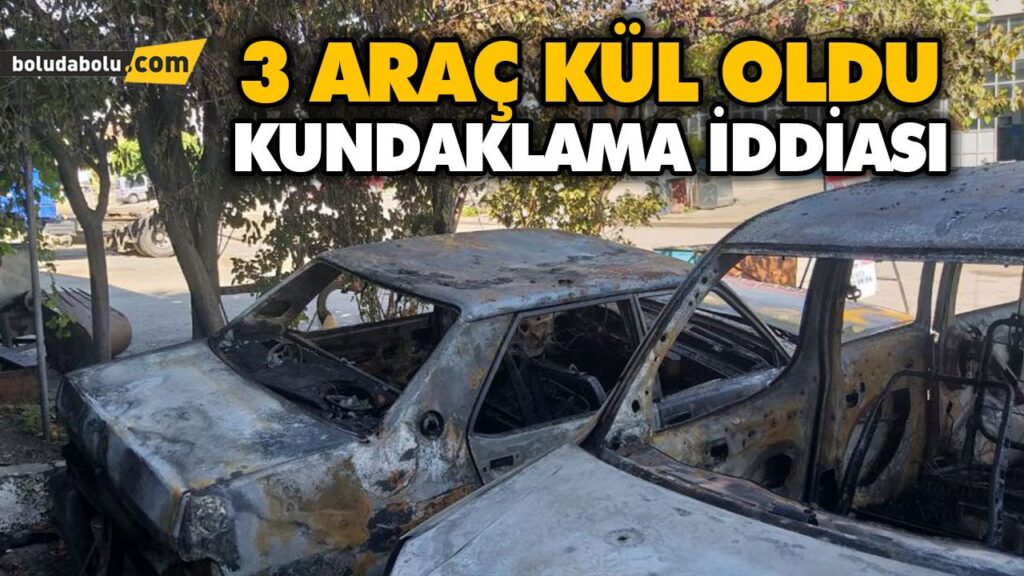 3 ARAÇ KÜL OLDU 3 ARAÇ KÜL OLDU
