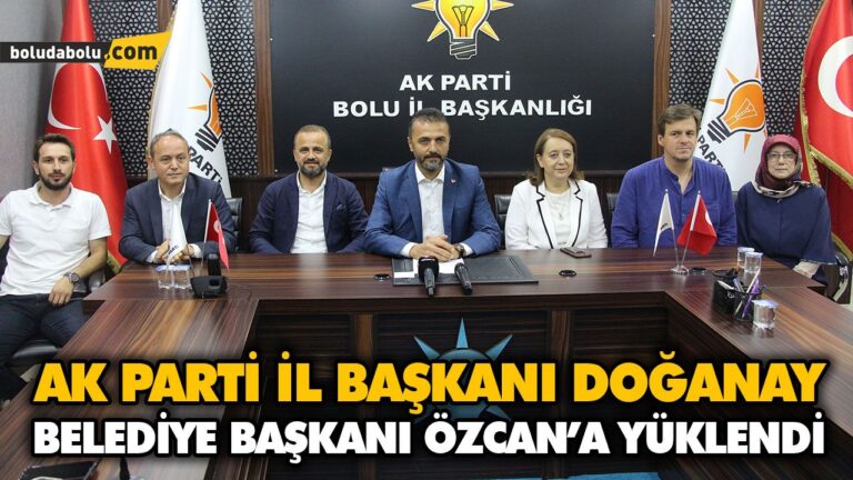 DOĞANAY BELEDİYE BAŞKANI ÖZCAN’A YÜKLENDİ