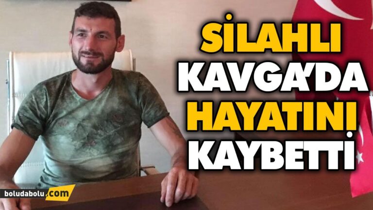 SİLAHLI KAVGA: 1 ÖLÜ 1 YARALI