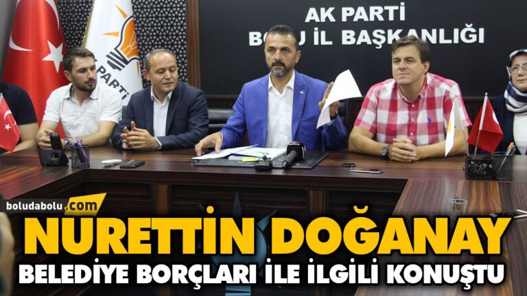 NURETTİN DOĞANAY BELEDİYE BORÇLARI İLE İLGİLİ KONUŞTU