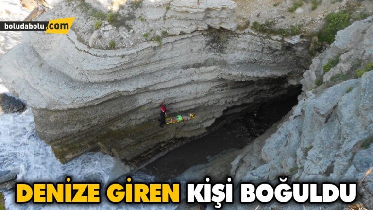 DENİZE GİREN KİŞİ BOĞULDU
