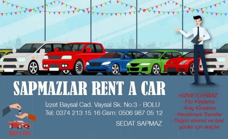 Sapmazlar Rent A Car BOLU ARAÇ -OTO  KİRALAMA