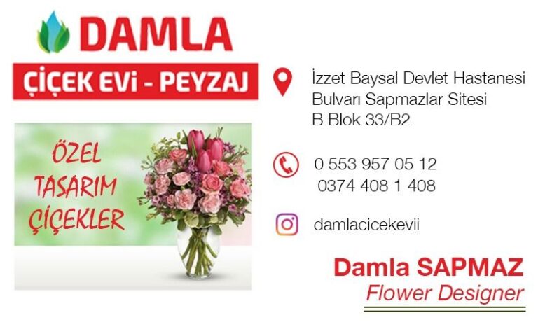 Damla Çiçek Evi-Peyzaj BOLU