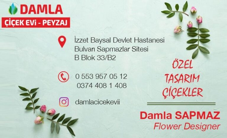 Damla Çiçek Evi-Peyzaj BOLU