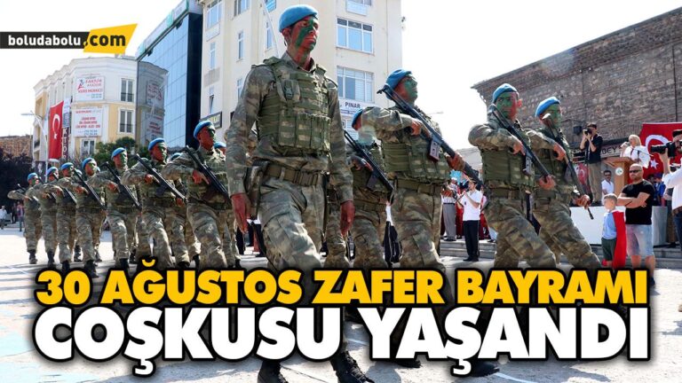 30 AĞUSTOS ZAFER BAYRAMI COŞKUSU YAŞANDI