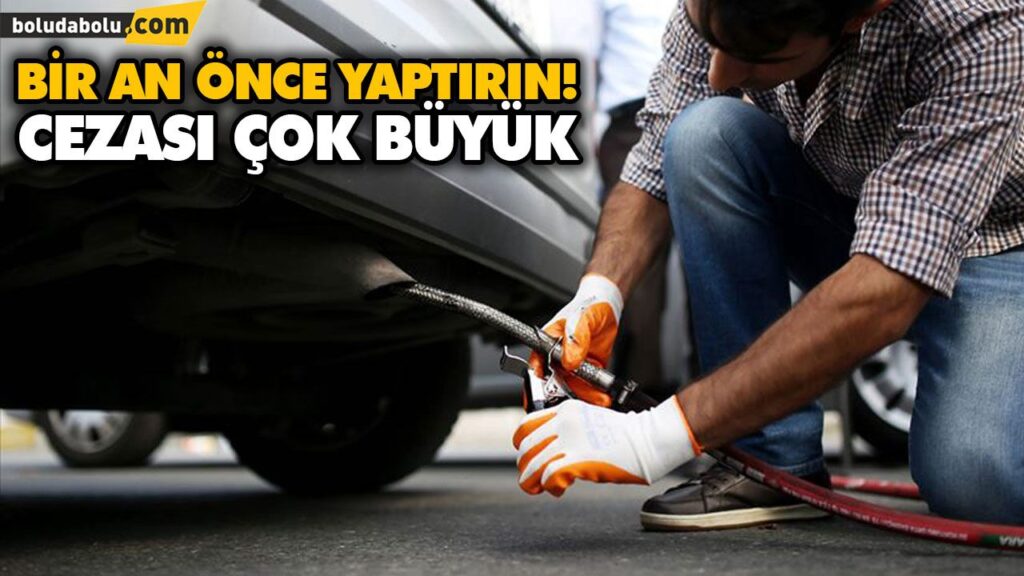 ‘EGZOZ MUAYENESİ’ İÇİN SON UYARI ‘EGZOZ MUAYENESİ’ İÇİN SON UYARI