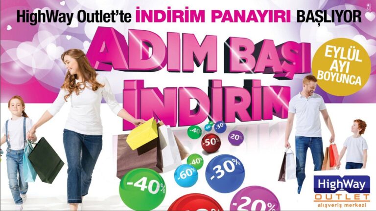 HIGHWAY’DEN ADIM BAŞI İNDİRİM FIRSATI