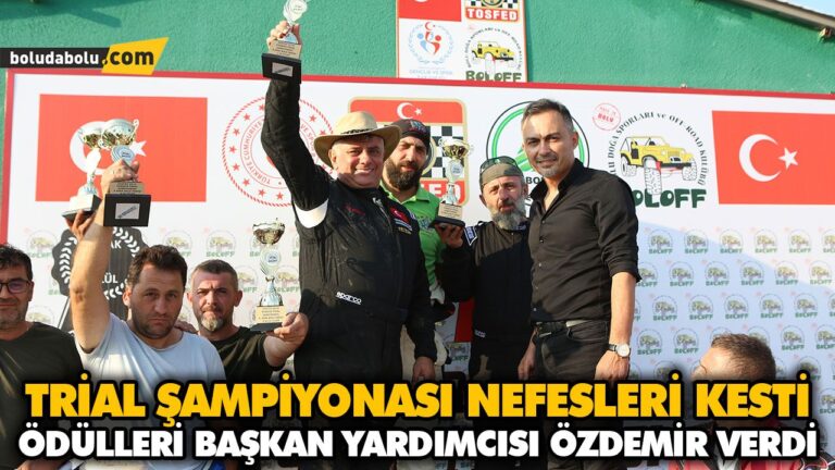 4.AYAĞI BOLU’DA VERİLEN 2019 TÜRKİYE TRİAL ŞAMPİYONASI SONA ERDİ