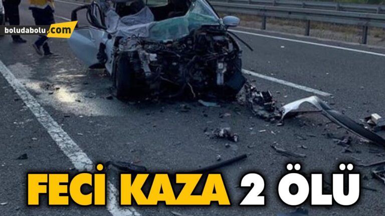 FECİ KAZA 2 ÖLÜ