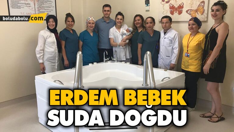 ERDEM BEBEK SUDA DOĞDU