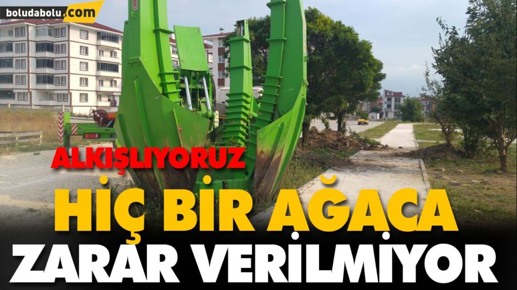 BOLU BELEDİYESİ’NDEN AĞAÇ VE DOĞA HASSASİYETİ BOLU BELEDİYESİ’NDEN AĞAÇ VE DOĞA HASSASİYETİ