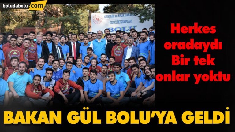 ADALET BAKANI BOLU’YA GELDİ