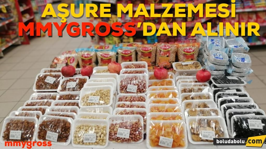 Aşure Malzemeleri Mmygross Super Market Raflarında Yerini Aldı Aşure Malzemeleri Mmygross Super Market Raflarında Yerini Aldı