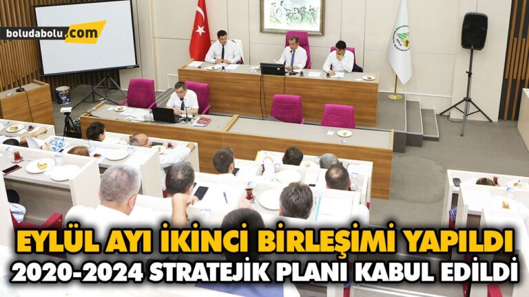 2020-2024 STRATEJİK PLANI KABUL EDİLDİ
