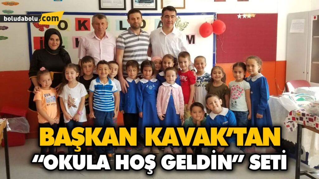 BAŞKAN KAVAK, ÖĞRENCİLERİ İLK GÜN YALNIZ BIRAKMADI