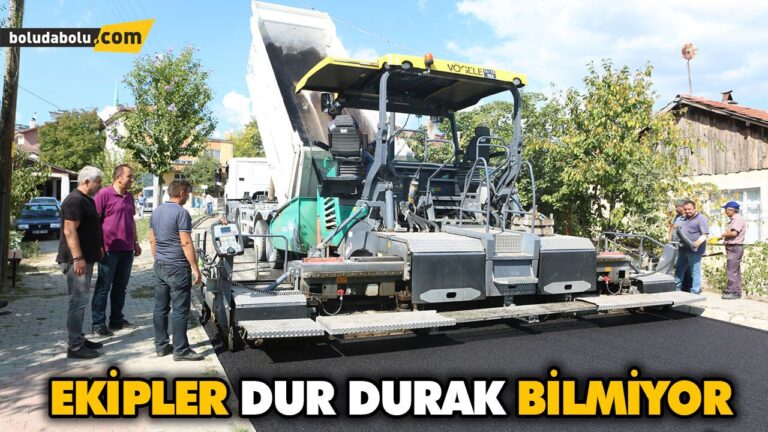 SALIBEYLER MAHALLESİ’NDE ASFALTLAMA ÇALIŞMASI