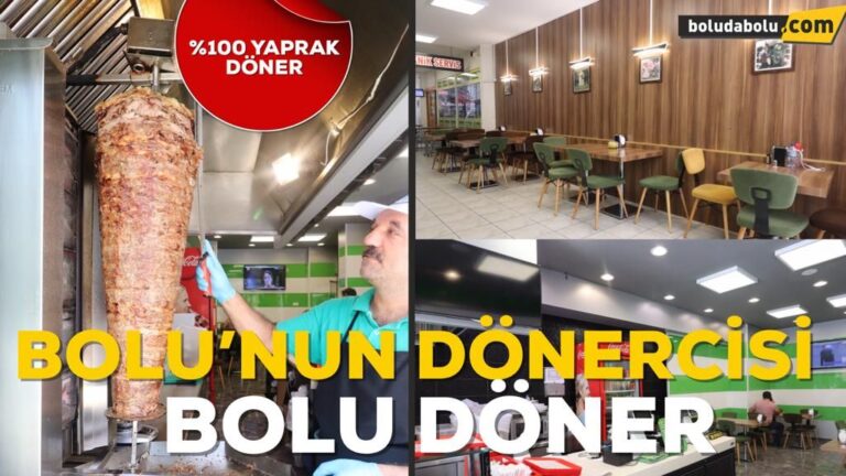 BOLU’NUN DÖNERCİSİ BOLU DÖNER HİZMETE AÇILDI