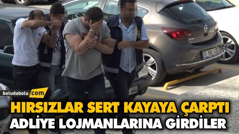 ADLİYE LOJMANLARINA GİRDİLER