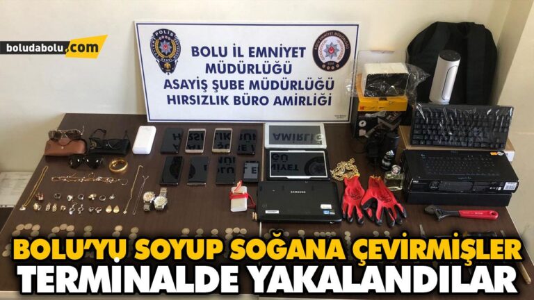 TERMİNALDE YAKALANDILAR