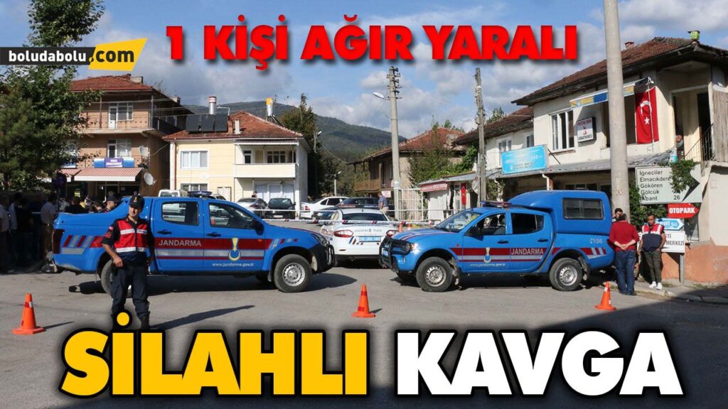 SİLAHLI KAVGA: 1 YARALI SİLAHLI KAVGA: 1 YARALI