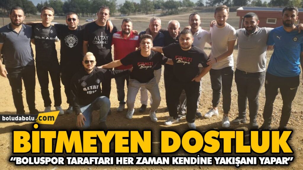 “BOLUSPOR TARAFTARI HER ZAMAN KENDİNE YAKIŞANI YAPAR” “BOLUSPOR TARAFTARI HER ZAMAN KENDİNE YAKIŞANI YAPAR”