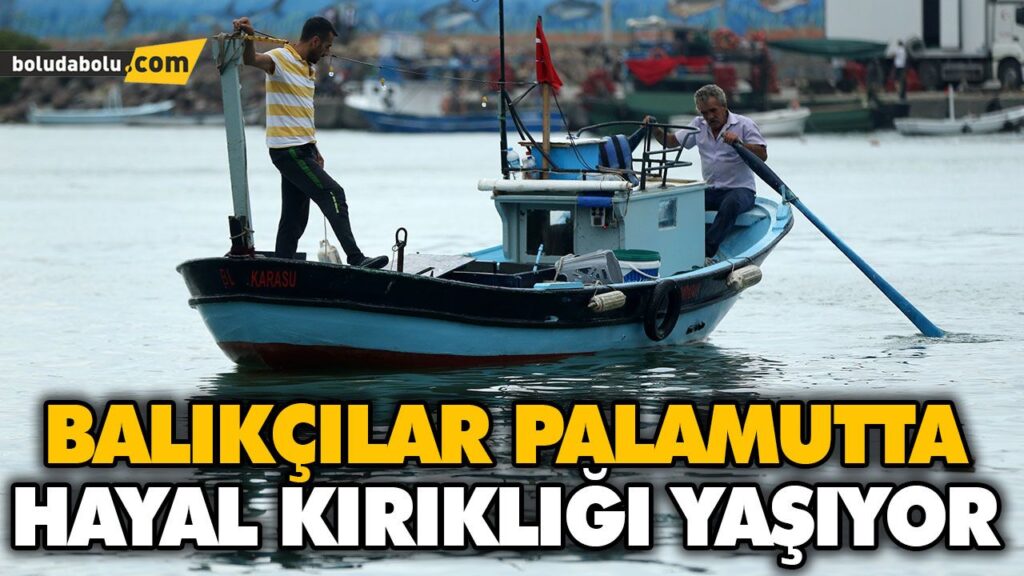 BALIKÇILAR PALAMUTTA HAYAL KIRIKLIĞI YAŞIYOR BALIKÇILAR PALAMUTTA HAYAL KIRIKLIĞI YAŞIYOR