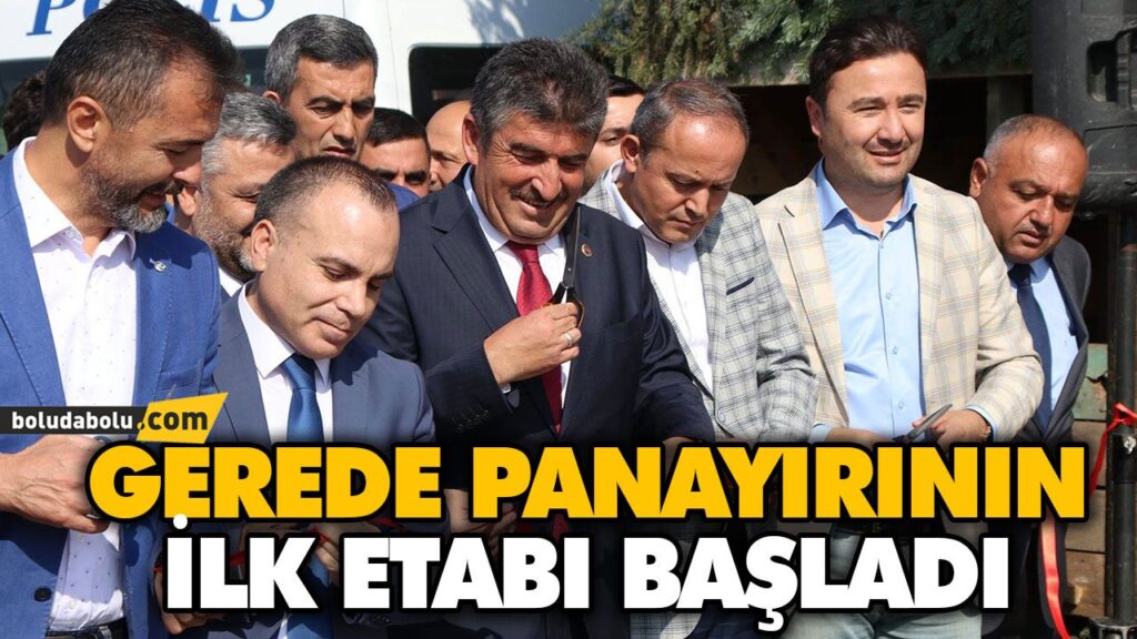 GEREDE PANAYIRININ İLK ETABI BAŞLADI GEREDE PANAYIRININ İLK ETABI BAŞLADI