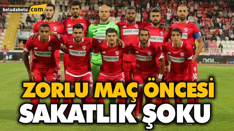 ZORLU MAÇ ÖNCESİ SAKATLIK ŞOKU