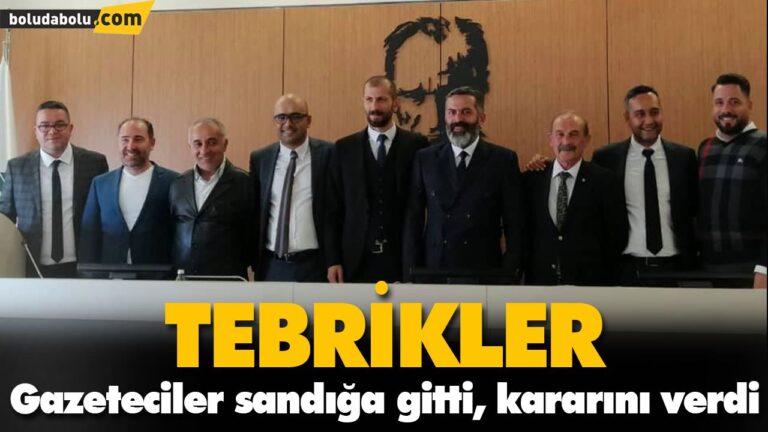 BOLU GAZETECİLER CEMİYETİ ÜYELERİ SEÇİMİNİ YAPTI