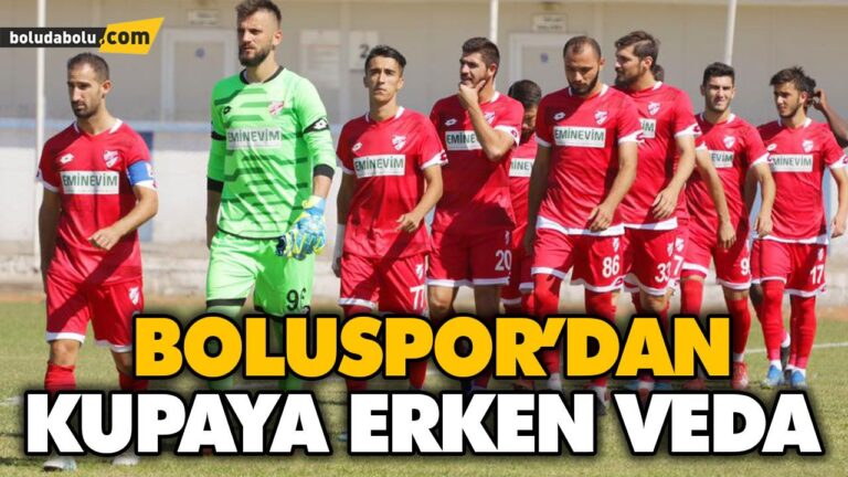 BOLUSPOR’DAN KUPAYA ERKEN VEDA