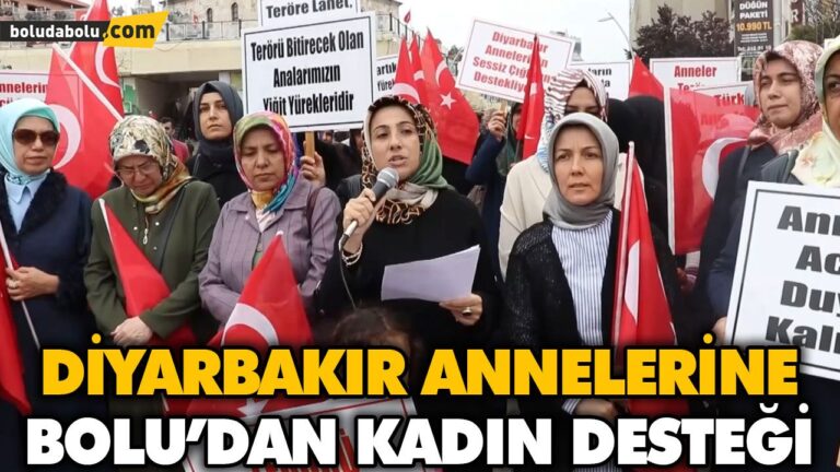 DİYARBAKIR ANNELERİNE BOLU’DAN KADIN DESTEĞİ